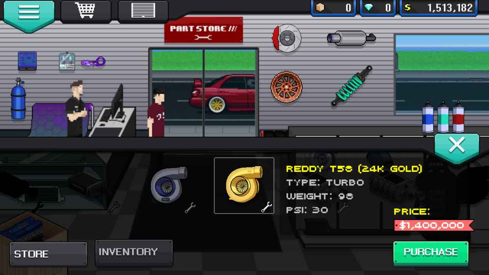像素赛车手Pixel Car Racer中文最新版 游戏截图